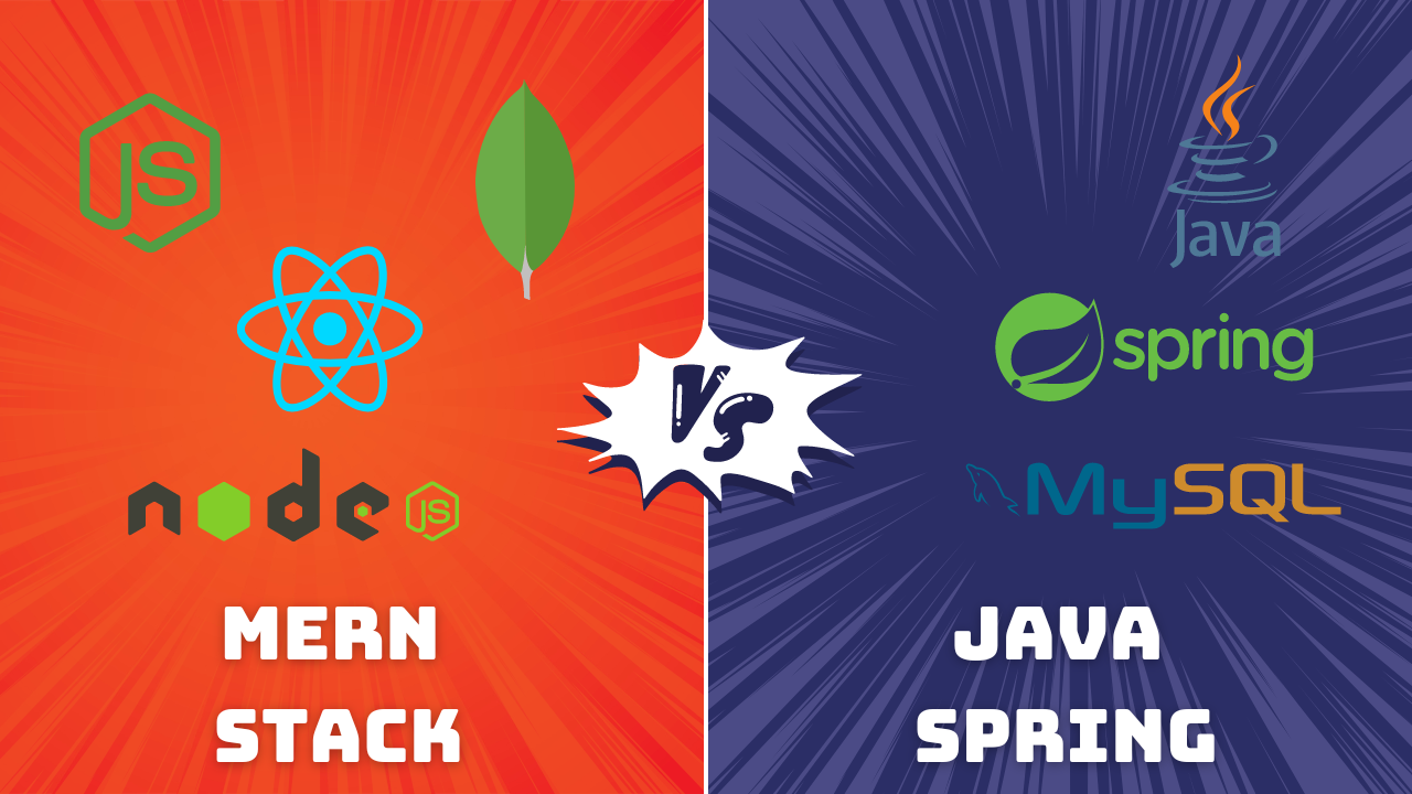 MERN stack vs Java Full Stack : An overiew